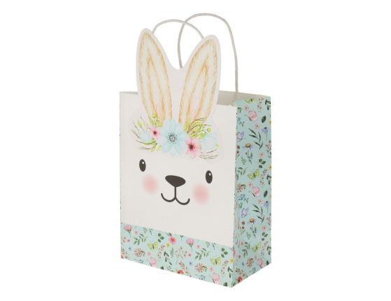 Подарочный пакет ЗАЙКА КРОНИ, бумага, 23х18 см