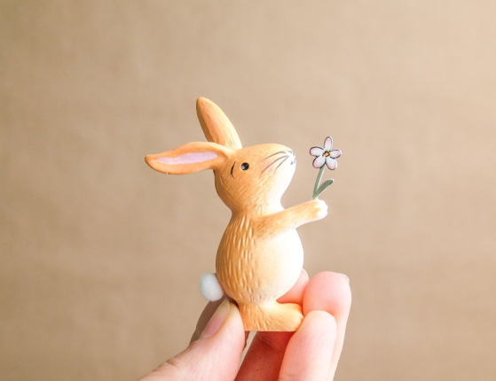 Набор декоративных фигур ПАСХА НА ПОЛЯНКЕ, дерево, пластик, металл, 25х17 см