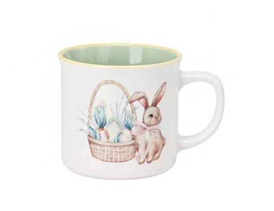 Фарфоровая кружка ПАСХАЛЬНЫЙ КРОЛЬЧОНОК, 300 мл