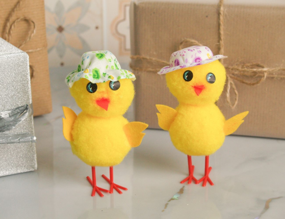 Декоративная фигурка ЦЫПОЧКА-ДАЧНИЦА, текстиль, пластик, 11 см