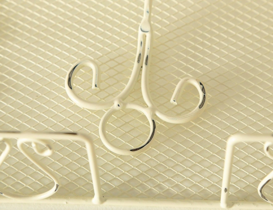 Белая металлическая подставка для салфеток Л'ЭЙЗАНС, 18х6 см