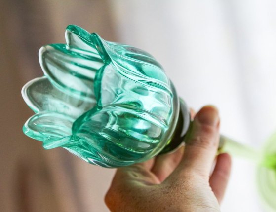 Набор подсвечников-бокалов ТЮЛЬПАНЫ, стекло, 22 см, 6 шт.