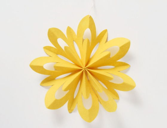 Набор подвесных украшений КРАСКИ СОЛНЦА, бумага, 30 см, 6 шт.