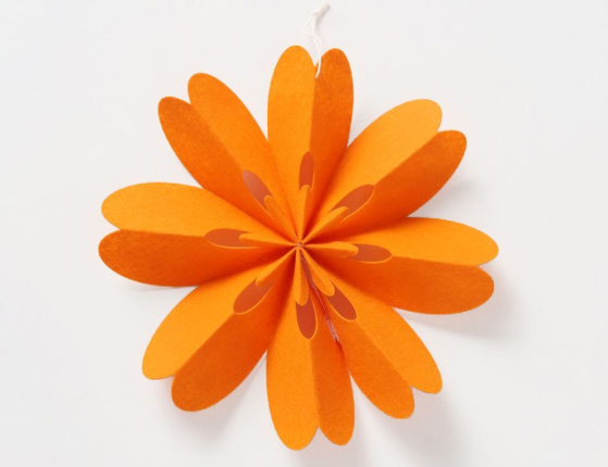 Набор подвесных украшений КРАСКИ СОЛНЦА, бумага, 30 см, 6 шт.