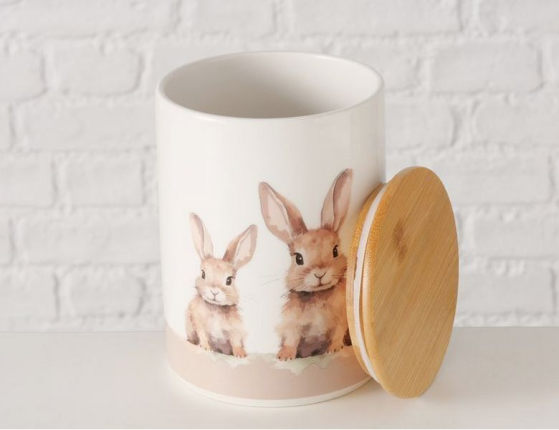 Набор ёмкостей для хранения БРАТЦЫ БАФФИ, фаянс, 16 и 19 см, 2 шт.