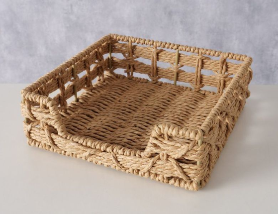 Салфетница ЗЕЛИЯ, металл, бумага, 19х6 см