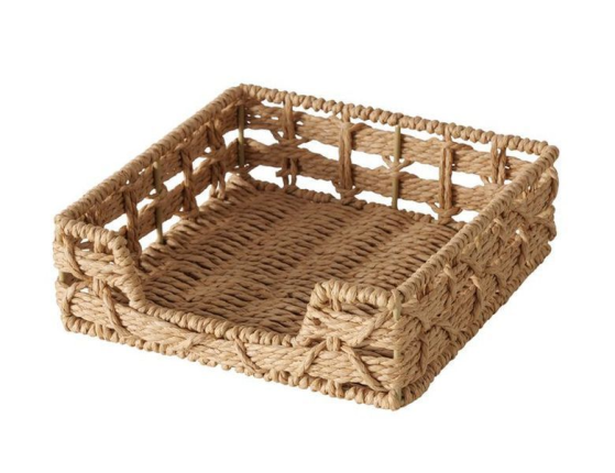 Салфетница ЗЕЛИЯ, металл, бумага, 19х6 см