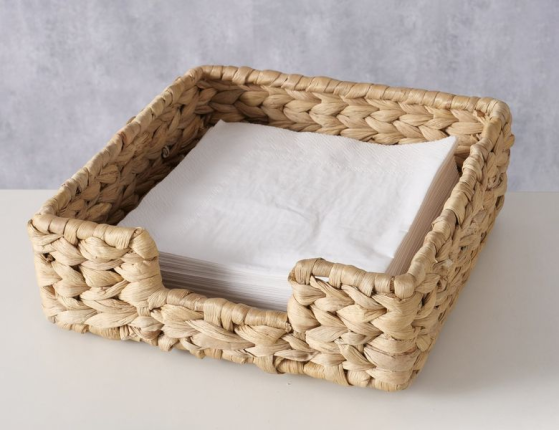 Салфетница МАДИНА, водный гиацинт, 22 см