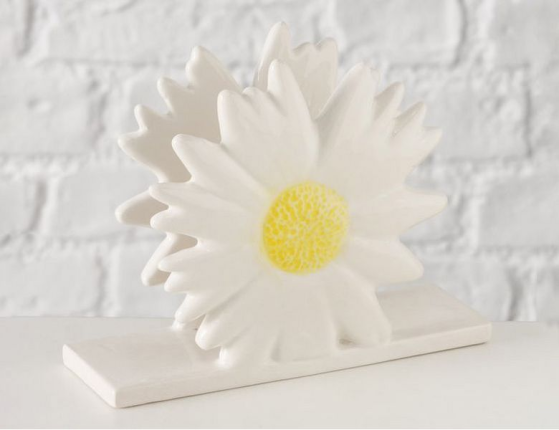 Салфетница МАРГАРИТКИ, керамика, 15 см