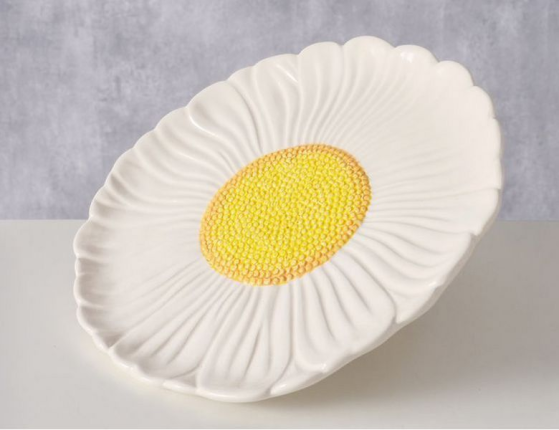 Сервировочное блюдо РОМАШКА, керамика, 22 см