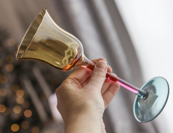 Набор подсвечников-бокалов КАМПАНАС, стекло, 20 см, 6 шт.