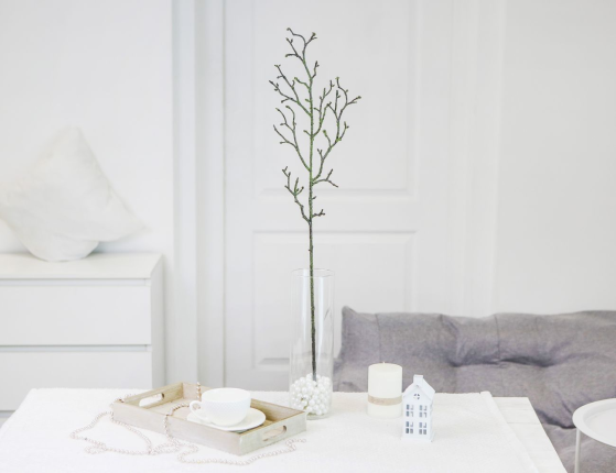 Декоративная ветка ПРЕДЧУВСТВИЕ ВЕСНЫ, пластик, 78 см