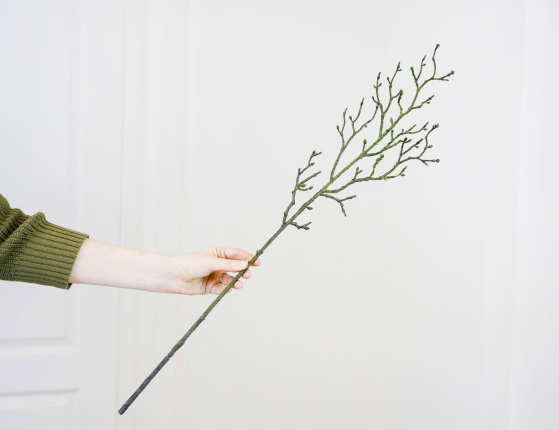 Декоративная ветка ПРЕДЧУВСТВИЕ ВЕСНЫ, пластик, 78 см
