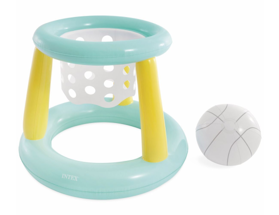 Надувной игровой центр Большое плавающее кольцо Интекс (Intex Mega Floating Hoop), 86х64 см