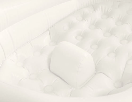 Детская надувная ванночка Интекс Звездная (Intex Starry Baby), с насосом, 89х66х25 см