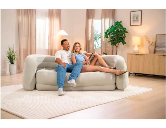 Надувной диван Интекс Карвед Софа (Intex Curved Sofa), 229х109х81 см