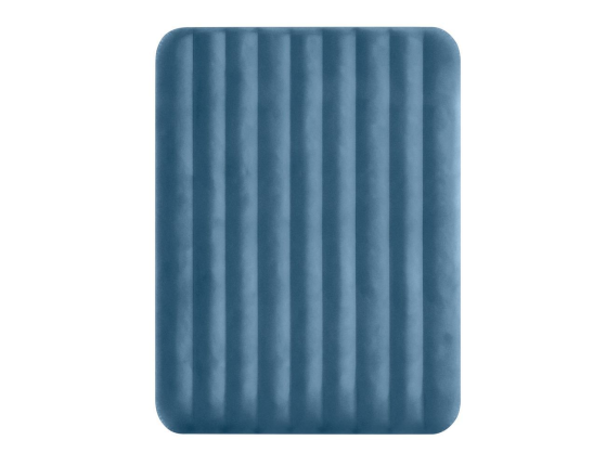 Двуспальный надувной матрас Интекс Престиж Дауни (Intex Prestige Downy Queen), 152х203x25 см с аккумуляторным насосом