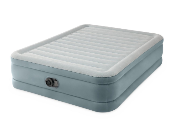 Двуспальная кровать Интекс Премиум Комфорт (Intex Premium Comfort Queen), 152х203х46 см, со встроенным насосом 220