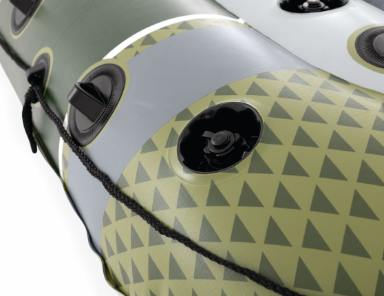 Надувная лодка Интекс (Intex) четырёхместная Сихок с насосом и веслами (Seahawk 4 Set), 351х145х48 см