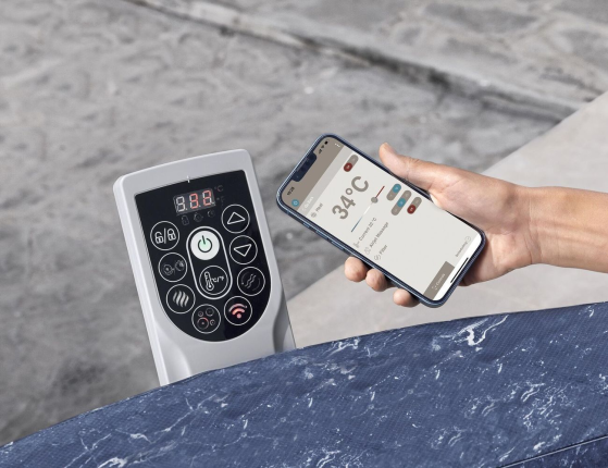 СПА-бассейн Бествей Торонто Смарт ЭирДжет (Bestway Toronto Smart AirJet) с аэромассажем, 190х70 см