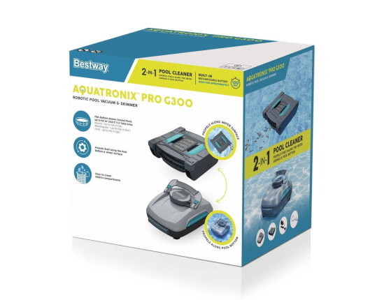 Робот-пылесос и скиммер для бассейна Бествей АкваТроникс G300 (Bestway AquaTronix Pro)