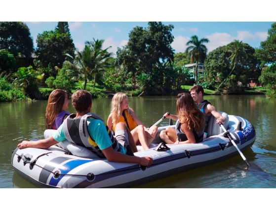 Надувная лодка четырехместная INTEX Excursion-4 (Set), 315х165х43 см