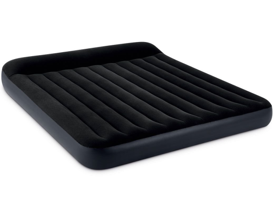 Двуспальный надувной матрас Intex Pillow Rest Classic Airbed (King), 183х203x25 см с подголовником