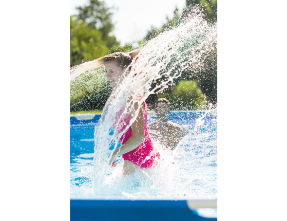 Каркасный бассейн Прямоугольный Интекс Фрейм (Intex Rectangular Frame Pool), 300х200х75см
