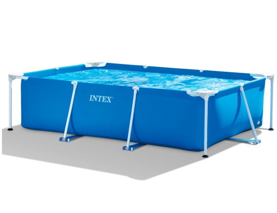 Каркасный бассейн Прямоугольный Интекс Фрейм (Intex Rectangular Frame Pool), 300х200х75см