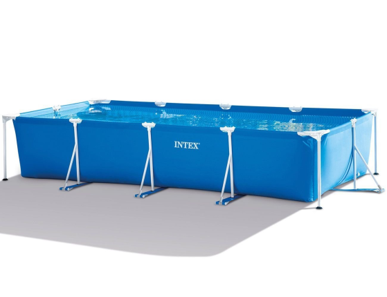 Бассейн каркасный Intex Rectangular Frame Pool, 450х220х84см