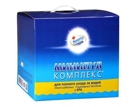 Набор химии для комплексного обслуживания бассейна Минипул Комплекс 5,6 кг