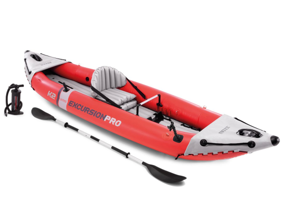 Надувная лодка-каяк Intex Excursion PRO-K2 (Set), 384х94х46 см