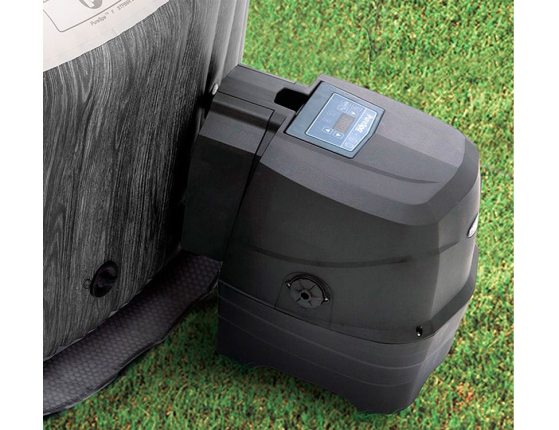 Надувное джакузи Intex PureSpa Greywood Deluxe с аэромассажем и подсветкой, 196х71 см