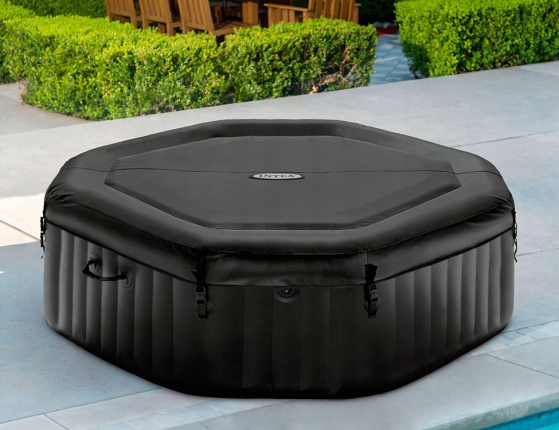 Надувное джакузи Intex PureSpa Deluxe с аэро и гидромассажем и хлоргенератором, 201х71 см