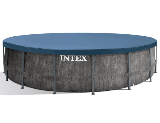 Бассейн каркасный Intex Greywood Prism Frame Pool, 457 х 122 см + фильтр-насос + аксессуары