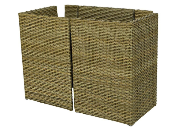 Мебель для балкона и лоджии ЦЮРИХ, искусственный ротанг, 59x110x80 см