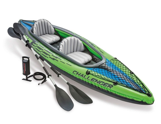 Надувная лодка-каяк Intex Challenger-K2 (Set), 351х76х38 см
