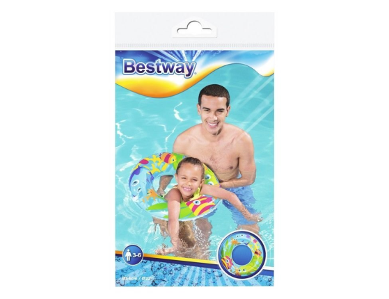 Надувной круг Рыбы 56 см, от 3 до 6 лет, BestWay