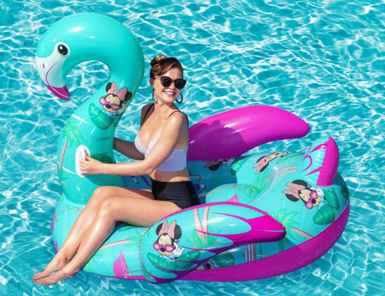 Надувной плот Фламинго Disney Fashion, 173x170 см, BestWay
