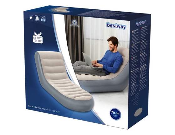 Надувной шезлонг Chaise Sport Lounger, 165х84х79 см, BestWay