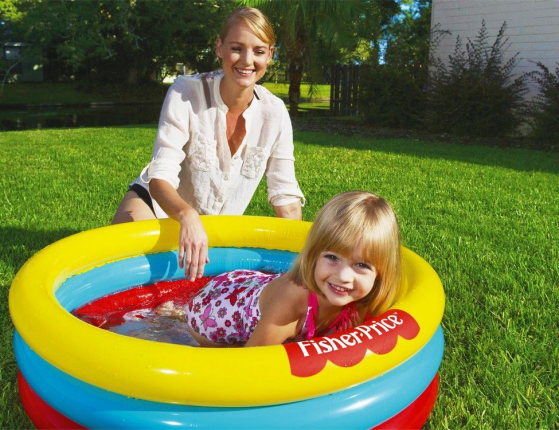 Бассейн надувной Fisher Price 91 х 25 см, с 25 шариками, от 2 лет, BestWay