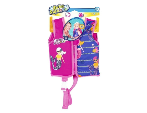 Жилет для плавания с пенопластовыми вставками, розовый, S/M, 1-3 лет , BestWay