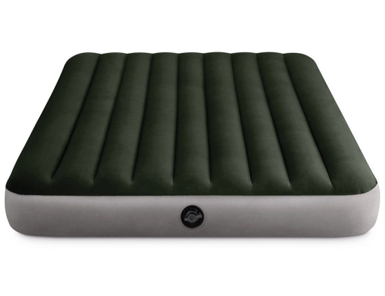 Двуспальный надувной матрас Intex Prestige Downy Airbed (Queen), 152х203х25 см