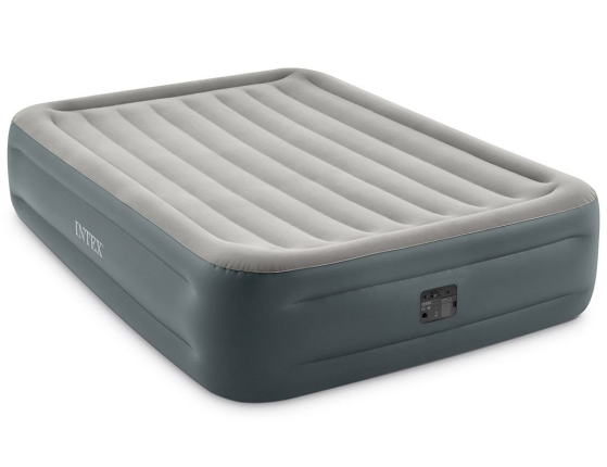 Двуспальная кровать Intex Essential Rest Airbed (Queen), 152х203х46 см, со встроенным насосом 220V