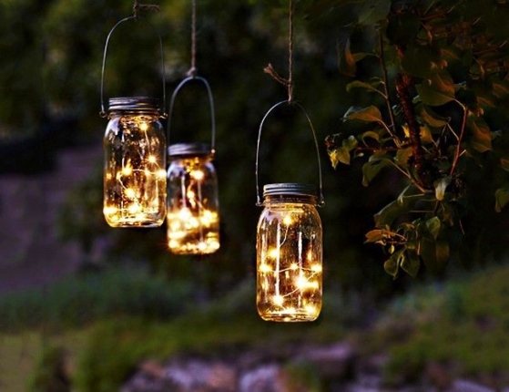 Садовый светильник на солнечной батарее JAMJAR, 10 тёплых белых микро LED-огней, 18х8 см, Star Trading
