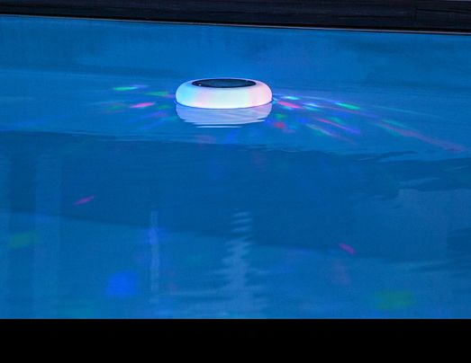 Плавающий светильник для бассейна FUNNY POOL, RGB LED-огни мерцающие, 19х9 см, Star Trading