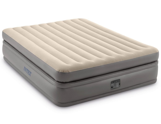 Двуспальная кровать Intex Prime Comfort Elevated Airbed (Queen), 152х203х51 см, со встроенным насосом 220
