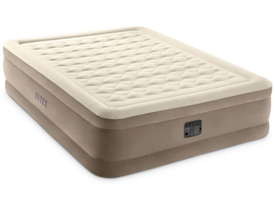 Двуспальная кровать Intex Ultra Plush Bed (Queen), 152х203х46 см, со встроенным насосом