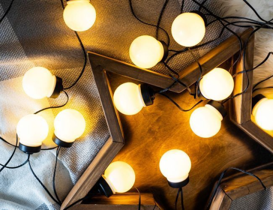 Электрогирлянда МОЛОЧНЫЕ ШАРЫ, 20 тёплых белых LED-огней, 9.5+3 м, черный провод, уличная