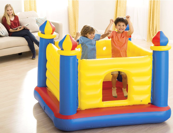 Детский надувной батут Замок INTEX Jump-o-Lene Castle Bouncer, 175х175х135 см, от 3 до 6 лет